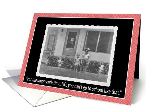 Mom Speaks - School Time card (404855)