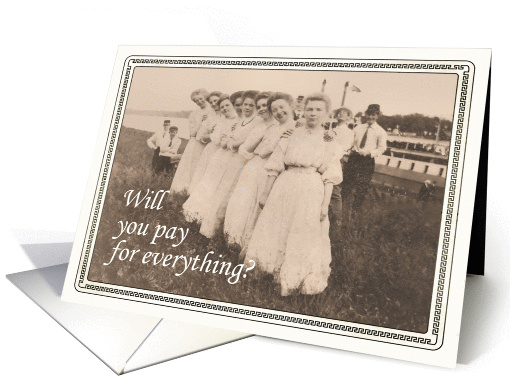 Wedding Bill for Dad card (405013)