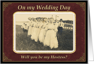 Will you be my Hostess? card