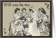 Will you be my Bridesmaid? card
