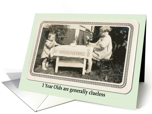 One Year Olds - Birthday card (405443)