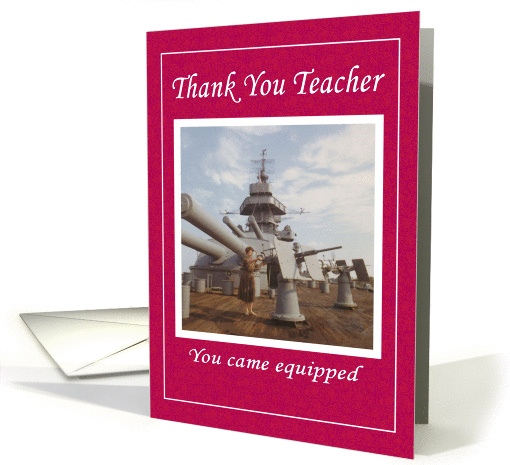 Thank You Teacher card (406169)