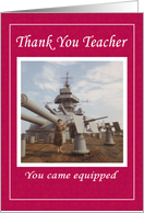 Thank You Teacher card