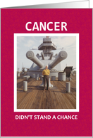 CANCER - Didn’t Stand a Chance card