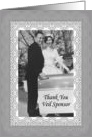 Thank You for Being my Veil Sponsor card