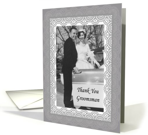 Thank You Groomsman card (406342)