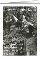 Great Peaches - Lesbian card