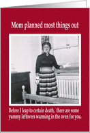 Mom was a Planner - Mother’s Day card