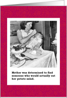 Mom Force-Feeding card