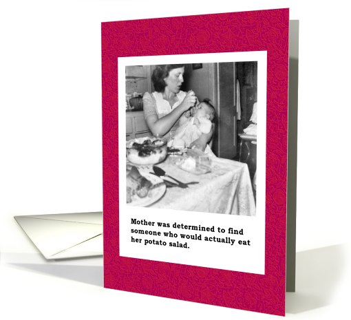 Mom Force-Feeding for Sister card (409693)