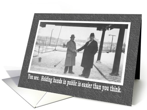 Holding Hands card (410194)