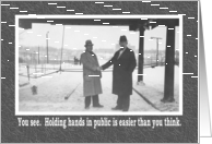 Holding Hands card