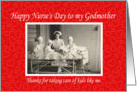 Nurse’s Day to Godmother from child card