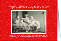 Happy Nurse’s Day for Sister card