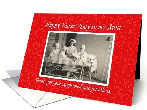 Happy Nurse's Day for Aunt card (413285)
