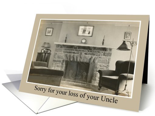 Sorry for your loss of Uncle card (413480)