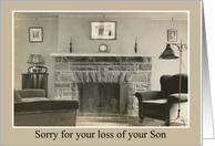 Sorry for your loss of Son card