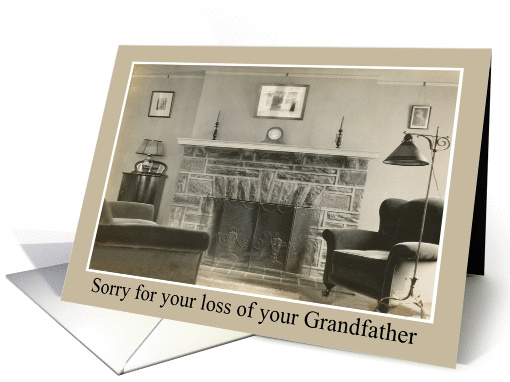Sorry for your loss of Grandfather card (413484)