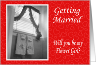 Will you be my Flower Girl? card