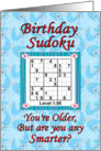 Sudoku Level 1 Birthday card