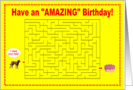 AMAZING Birthday for Daughter card