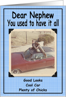 Funny Birthday Nephew card