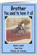 Funny Birthday Brother card