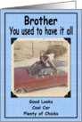 Funny Birthday Brother card