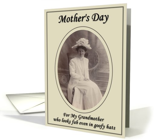 Mother's Day for Grandma - FUNNY card (416356)