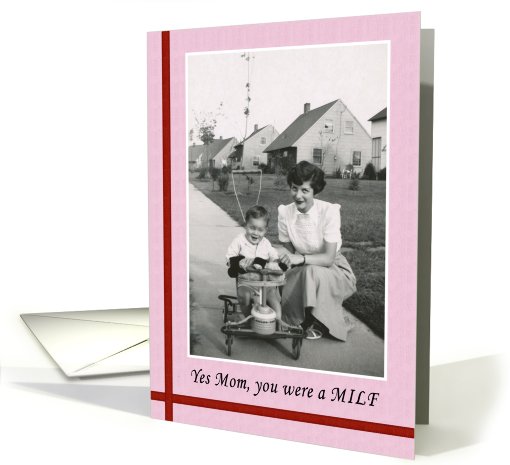 Mother's Day MILF card (416408)