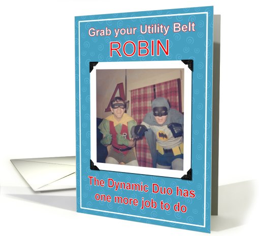 BATMAN and ROBIN - Usher
 card (417784)