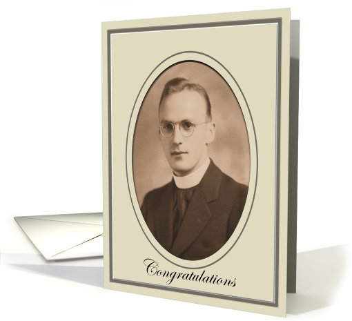 Ordination Congratulations card (418119)