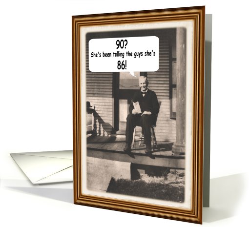 90th Birthday - for Her card (418533)