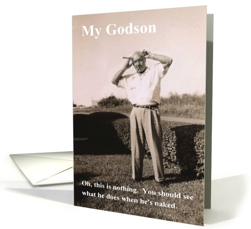 Godson Humor - Father's Day card (419805)