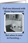 Home Improvement Dad - Birthday card