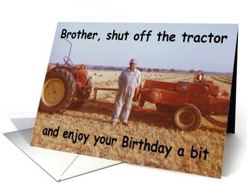 Farmer Brother - Birthday card (420425)