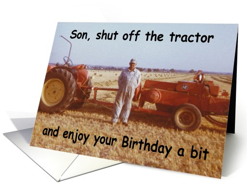 Farmer Son - Birthday card (420428)