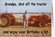 Farmer Grandpa - Birthday card