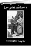 Associate’s Degree Graduation Congratulations card