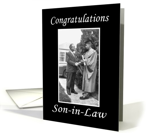Son-in-law Graduation Congratulations card (421161)
