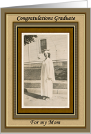 Mom Graduation Congratulations card