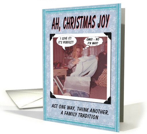 Christmas - Humor - Sister card (421802)
