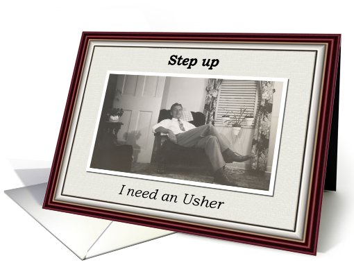 Step up Usher card (425316)