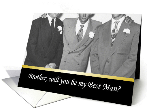 Best Man - Brother card (425321)
