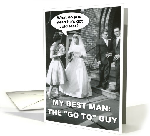 Best Man - Best Friend card (425501)