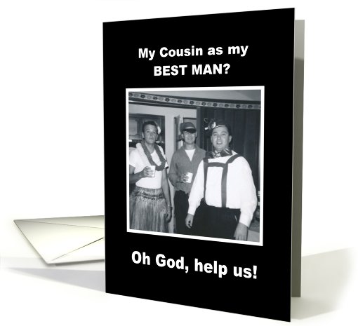 Best Man - Cousin card (425503)