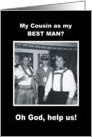 Best Man - Cousin card