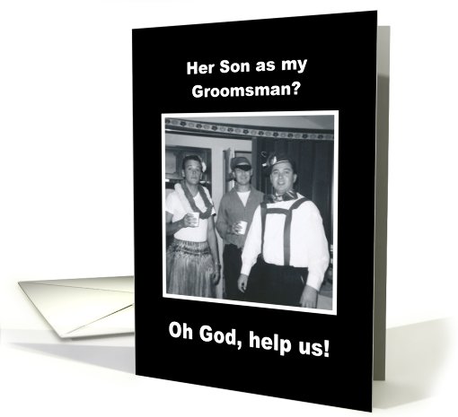 Groomsman - Future Step Son card (425521)