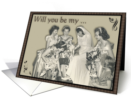 Bridesmaid - Friend card (425577)