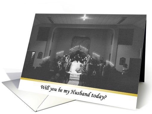 Be my Husband Today? card (425699)